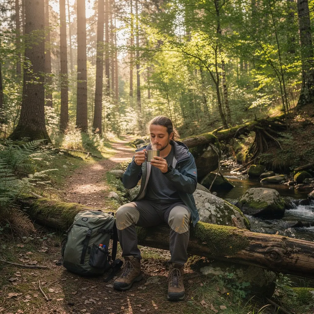 Zeleni čaj s korijenom maslačka i limunom na drvenom stolu